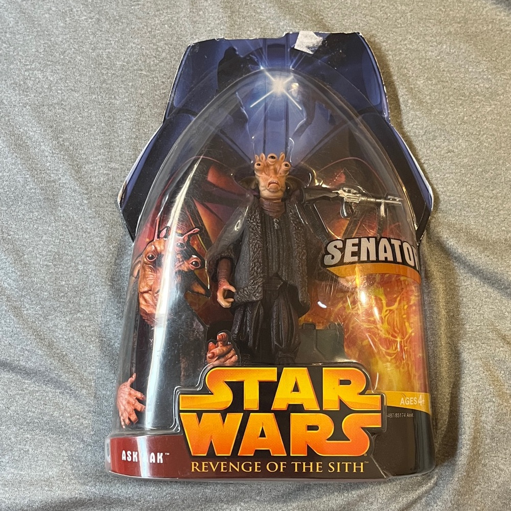 Star Wars Revenge of the Sith Ask Aak Figure - Black and Orange
